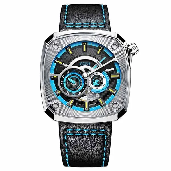 Đồng Hồ Nam Bonest Gatti Offshore Speed B966011L Màu Đen Viền Xanh - Đồng hồ - Vua Hàng Hiệu