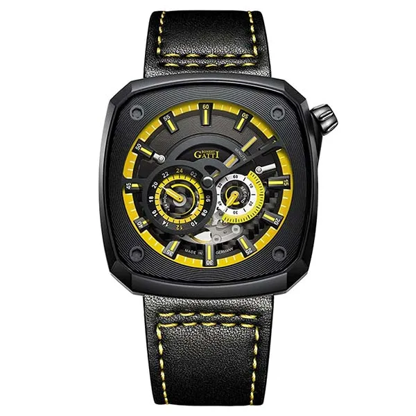 Đồng Hồ Nam Bonest Gatti Offshore Speed B966014L Màu Đen Viền Vàng