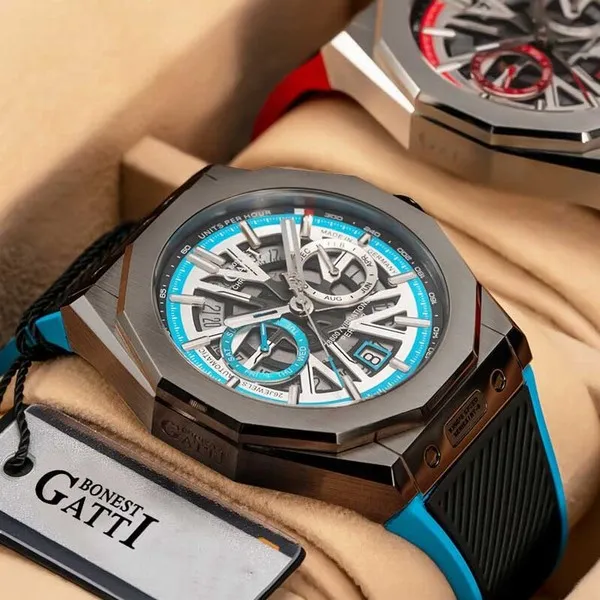 Đồng Hồ Nam Bonest Gatti King Speed B596016R Màu Đen