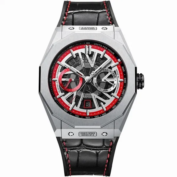 Đồng Hồ Nam Bonest Gatti King Speed B596013L Màu Đen Viền Đỏ - Đồng hồ - Vua Hàng Hiệu