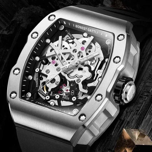 Đồng Hồ Nam Bonest Gatti Be Fine B399052R Màu Đen Bạc - Đồng hồ - Vua Hàng Hiệu