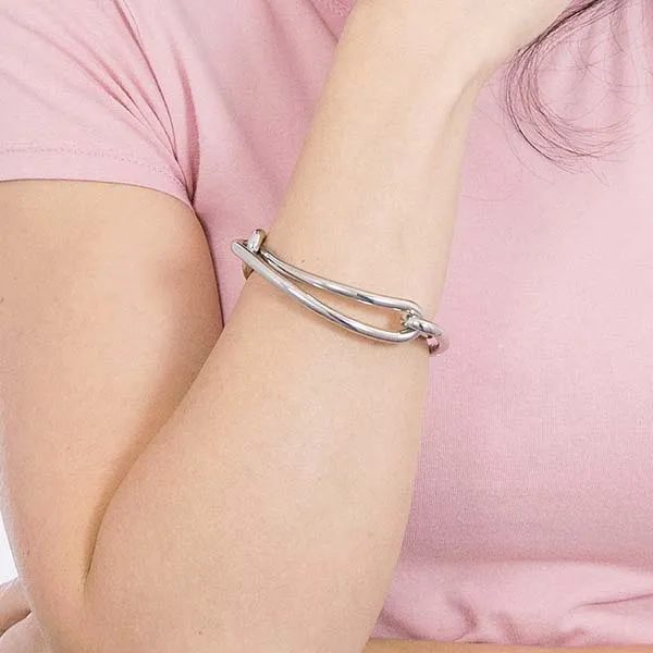 Vòng Đeo Tay Calvin Klein CK Unified Bracelet KJ9QMD00010S Màu Bạc - Trang sức - Vua Hàng Hiệu