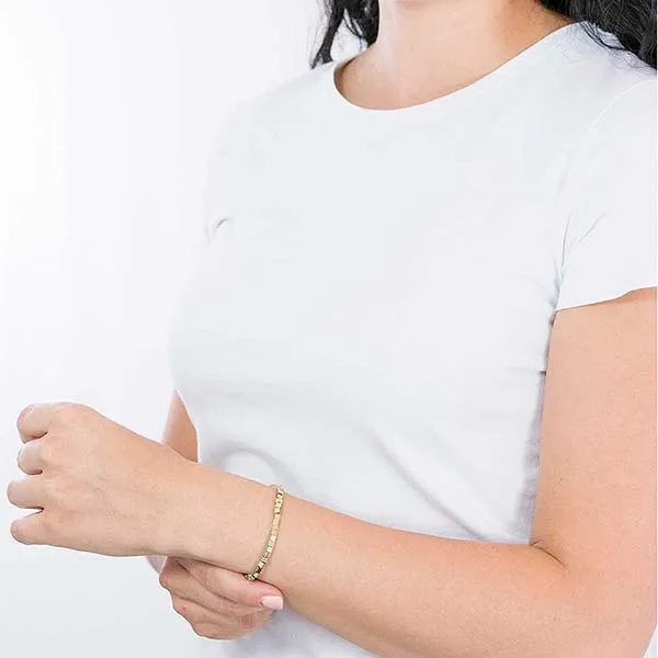 Vòng Đeo Tay Calvin Klein CK Tune Bracelet KJ9MJB140100 Màu Vàng - Trang sức - Vua Hàng Hiệu
