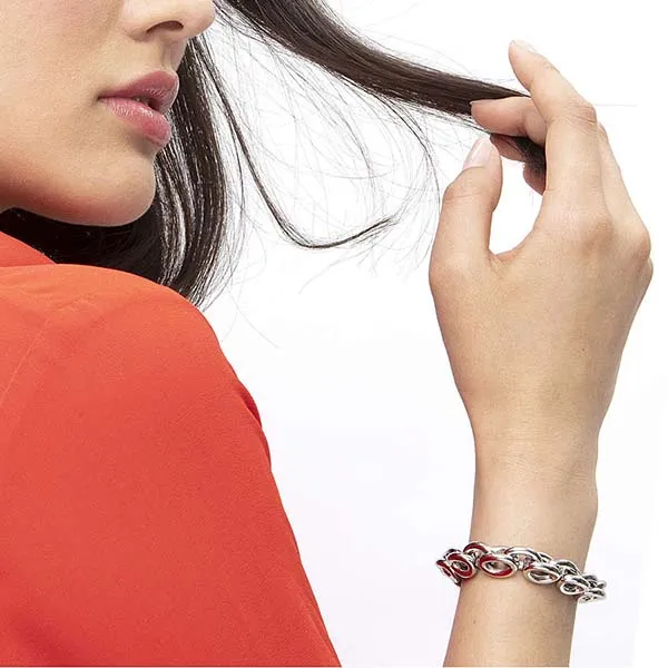 Vòng Đeo Tay Calvin Klein CK Statement Bracelet KJALMB000100 Màu Bạc - Trang sức - Vua Hàng Hiệu