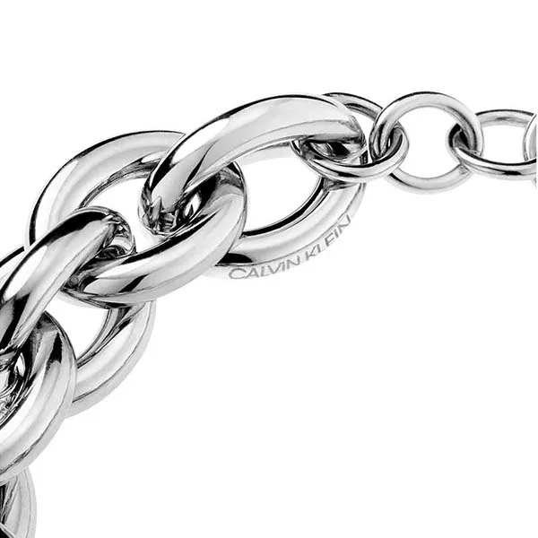 Vòng Đeo Tay Calvin Klein CK Statement Bracelet KJALMB000100 Màu Bạc - Trang sức - Vua Hàng Hiệu