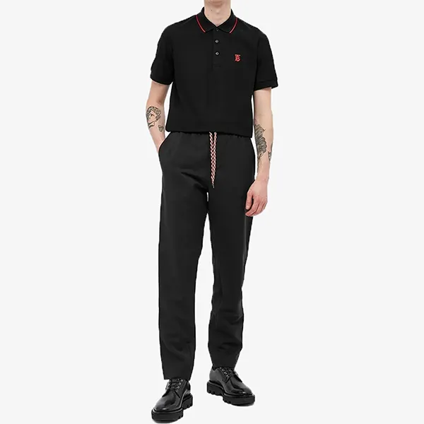 Áo Polo Burberry Walton 8017003 A1189 Black Màu Đen Size S
