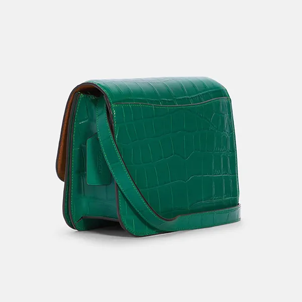Túi Đeo Chéo Coach Brynn Flap Crossbody Màu Xanh Lá