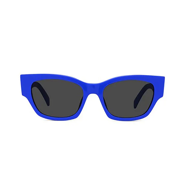 Kính Mát Celine Square Sunglasses CL40197U 92A 54-18 Xanh Đen - Kính mắt - Vua Hàng Hiệu