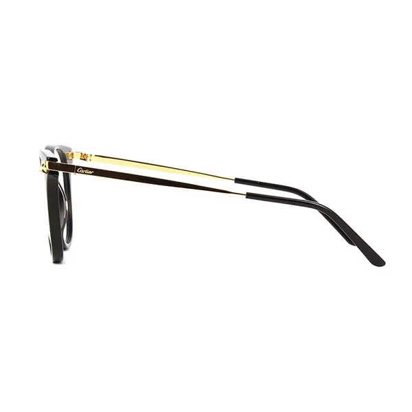 Kính Mắt Cận Cartier Panthere CT0031O 004 Màu Đen Vàng - Kính mắt - Vua Hàng Hiệu