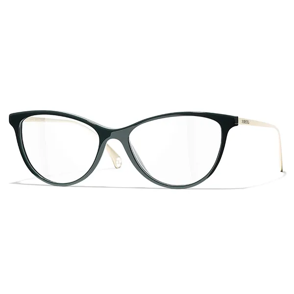 Kính Mắt Cận Chanel Eyeglasses Cat Eyes CH3423 1699 53-16 Màu Xanh - Kính mắt - Vua Hàng Hiệu