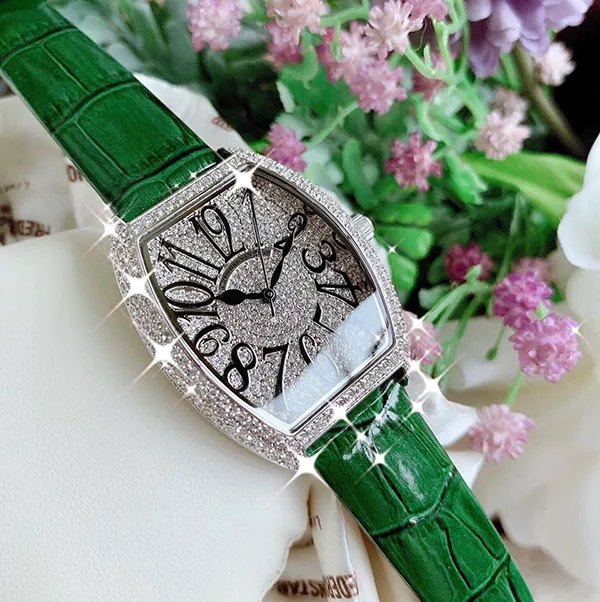 Đồng Hồ Nữ Christian Van Sant Elegant Quartz White Dial Ladies Watch CV4821G Màu Xanh Green