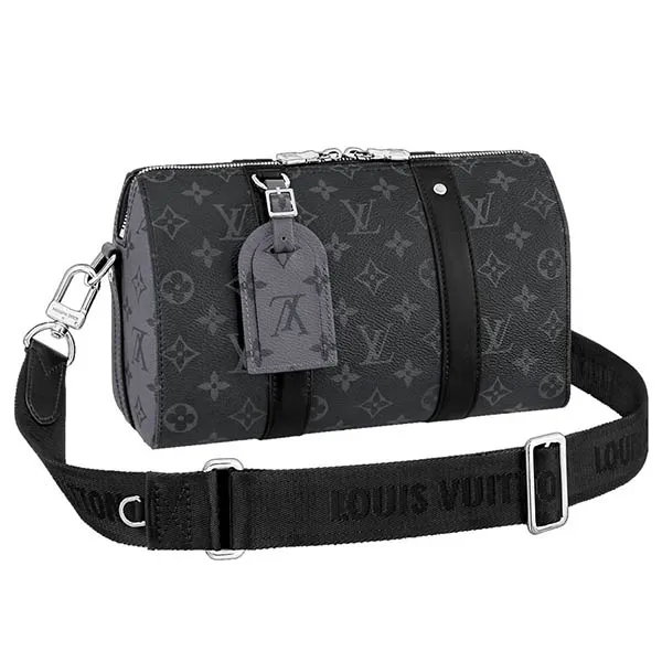 Túi Đeo Chéo Nam Louis Vuitton LV City Keepall Bag M45936 Màu Đen
