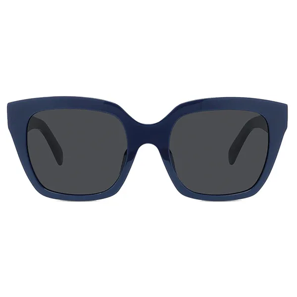 Kính Mát Celine CL40198F Blue/Grey Square Acetate Sunglasses Màu Xanh Xám - Kính mắt - Vua Hàng Hiệu