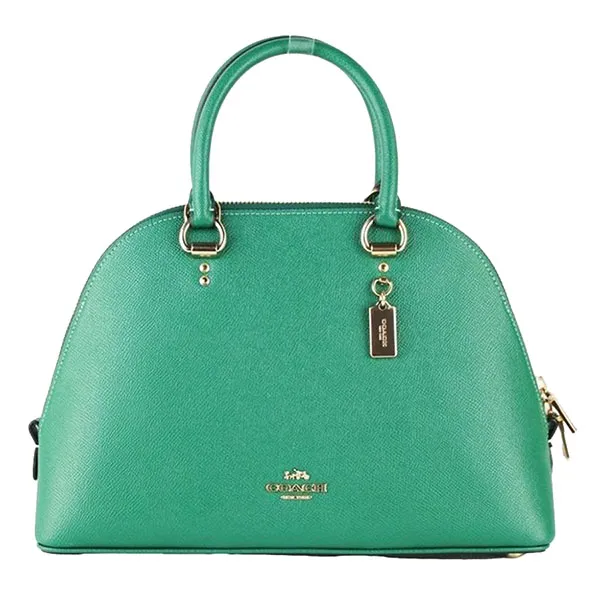 Túi Xách Coach Katy Satchel Màu Xanh Green