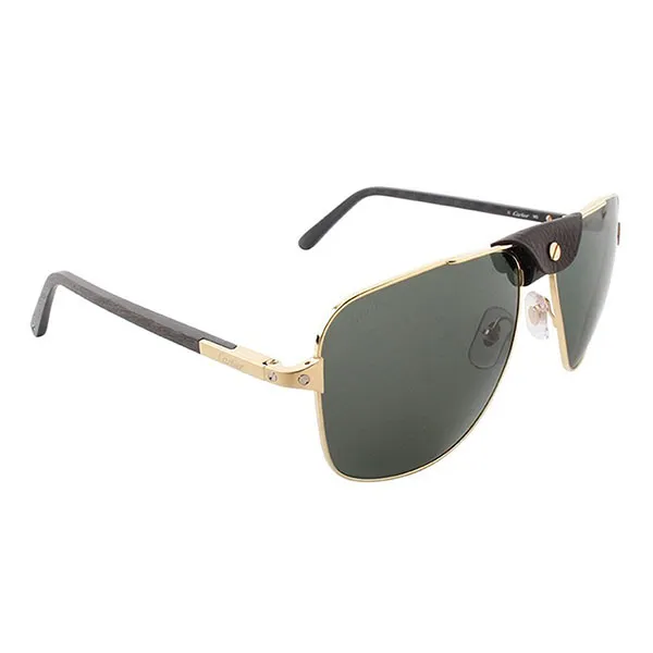 Kính Mát Cartier CT0097S 002 Màu Xanh - Kính mắt - Vua Hàng Hiệu