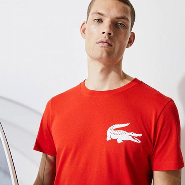 Áo Phông Lacoste T-Shirt Sport x Novak Djokovic TH2246-9TT Màu Đỏ Size M - 3