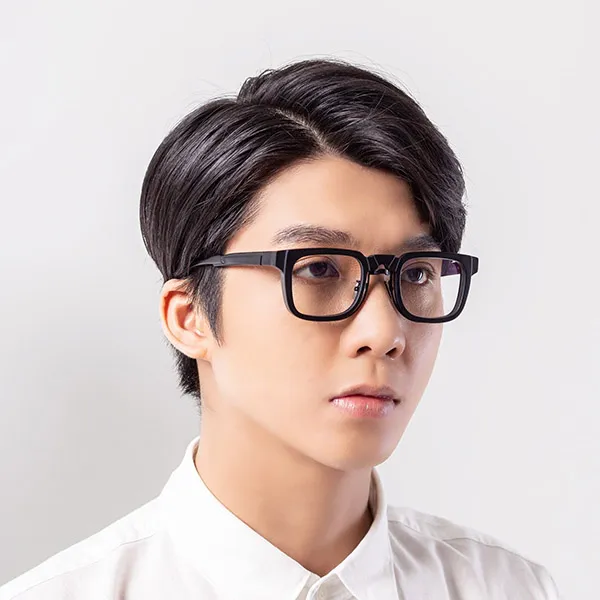 Kính Mắt Cận Kuboraum Maske N4 BM Màu Đen (Gọng Lì)