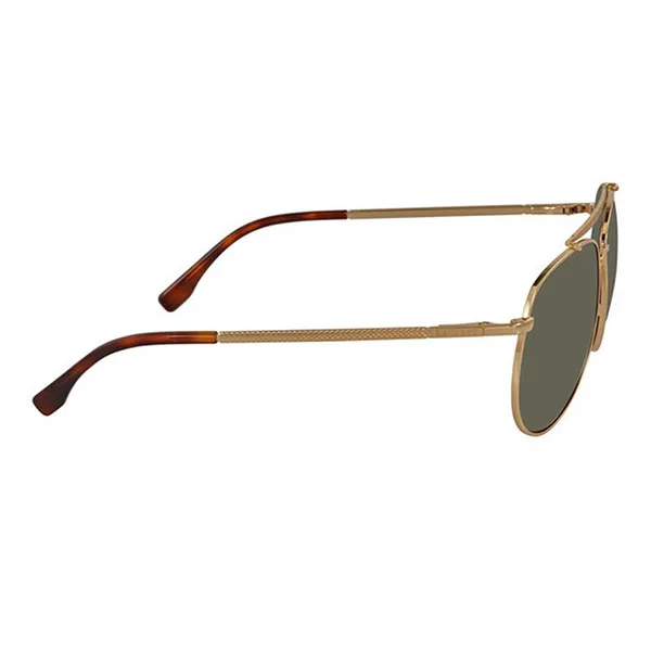 Kính Mát Lacoste Grey Aviator Unisex Sunglasses L177S 714 57 Màu Xám Vàng