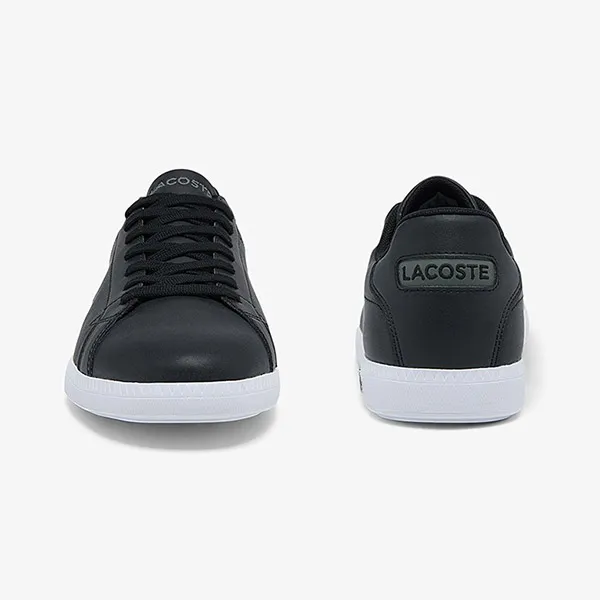 Giày Thể Thao Lacoste Graduate Bl21 Màu Đen Size 39.5