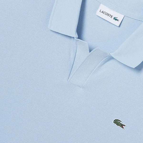 Áo Polo Lacoste Men's Open Collar Short Sleeve Polo PH086E-52GHBP Màu Xanh Da Trời