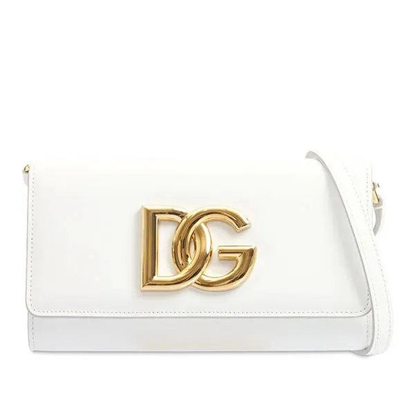 Túi Đeo Chéo Nữ Dolce & Gabbana D&G 3.5 DG Shoulder Bag Màu Trắng - Túi xách - Vua Hàng Hiệu
