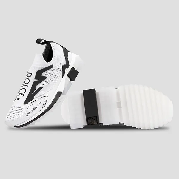 Giày Sneakers Dolce & Gabbana D&G Sorrento With Logo CK1823 AW478 89697 Màu Đen Trắng