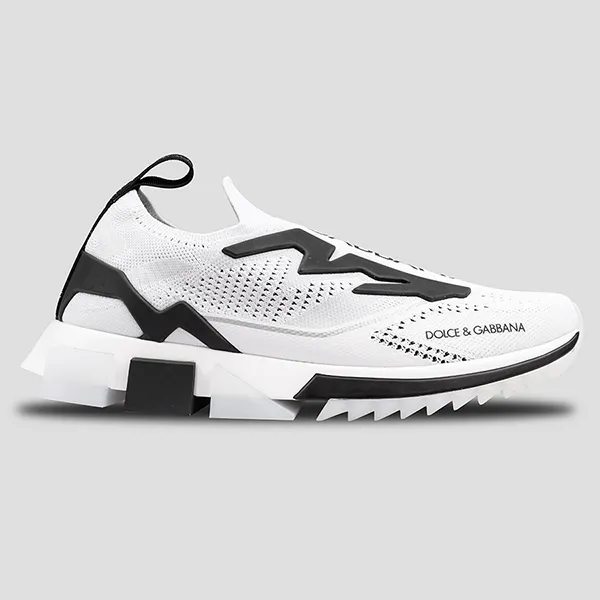 Giày Sneakers Dolce & Gabbana D&G Sorrento With Logo CK1823 AW478 89697 Màu Đen Trắng