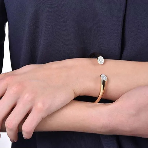 Vòng Đeo Tay Calvin Klein CK Brilliant Open Bangle KJ8YJF1401XS Màu Vàng