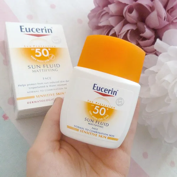 Kem Chống Nắng Eucerin Sun Fluid Mattifying Face SPF 50+ 50ml - Kem chống nắng - Vua Hàng Hiệu