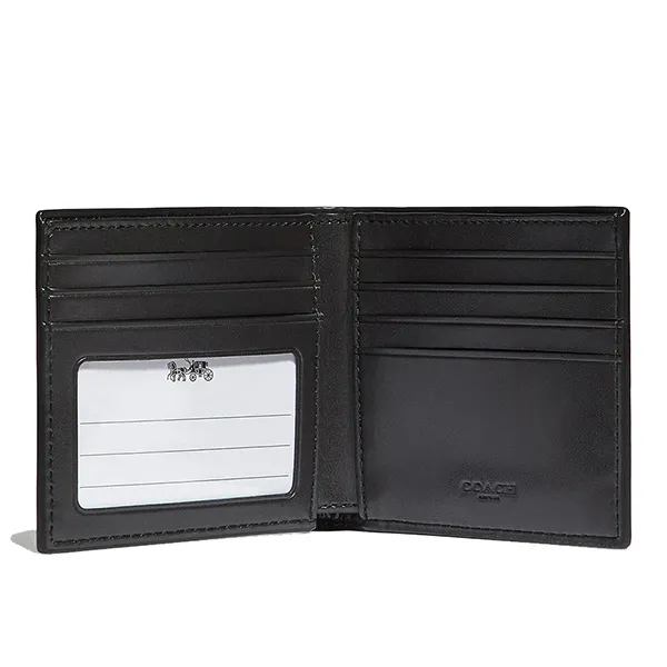 Ví Nam Coach ID Billfold Wallet In Signature Canvas Màu Nâu - Túi xách - Vua Hàng Hiệu