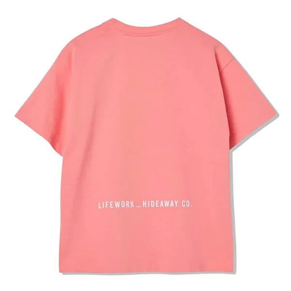 Áo Phông LifeWork Radoc Tshirt LW225TS795 Màu Hồng Size S