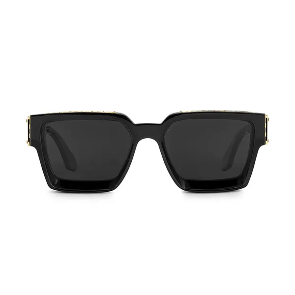 Kính Mát Louis Vuitton LV 1.1 Millionaires Sunglasses Z1165W Màu Đen Vàng - 3