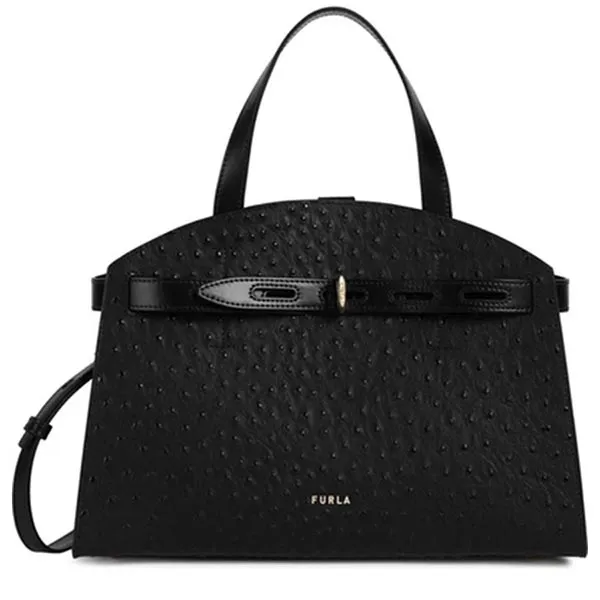 Túi Xách Furla Margherita Top Handle M Pergamena Nero Màu Đen