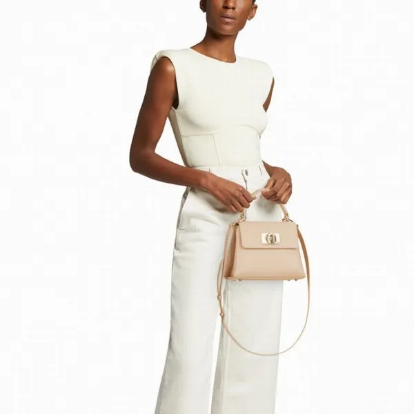Túi Xách Furla 1927 Top Handle Mini Ballerina I Màu Kem