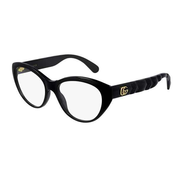 Kính Mắt Cận Gucci GG0812O 001 Black Glasses Màu Đen - 4