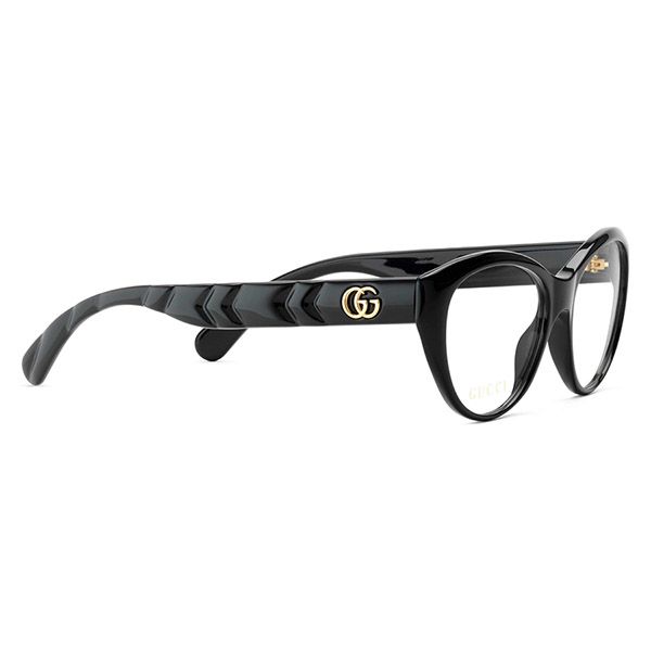 Kính Mắt Cận Gucci GG0812O 001 Black Glasses Màu Đen - 5
