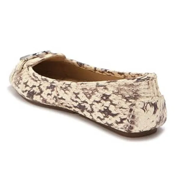 Giày Bệt Michael Kors MK Lillie Snake Embossed Natural Phối Màu Size 36 - Giày - Vua Hàng Hiệu