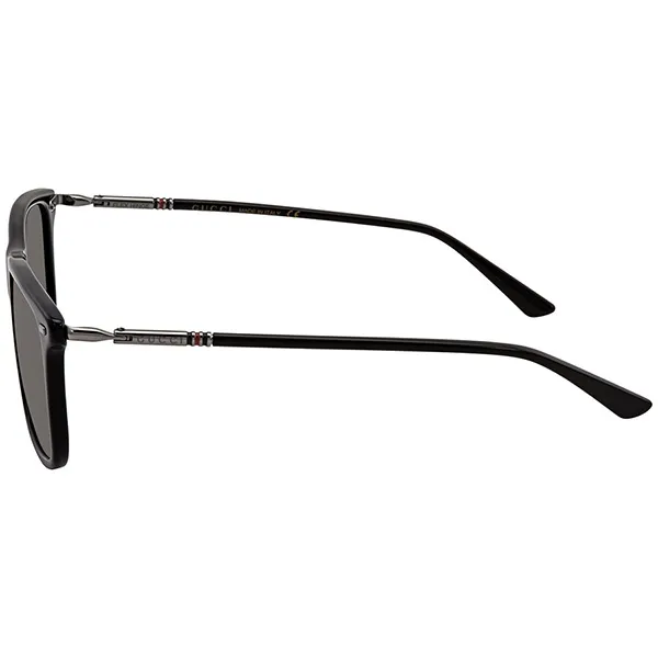 Kính Mát Gucci Grey Square Unisex Sunglasses GG0518S 001 54 Màu Đen