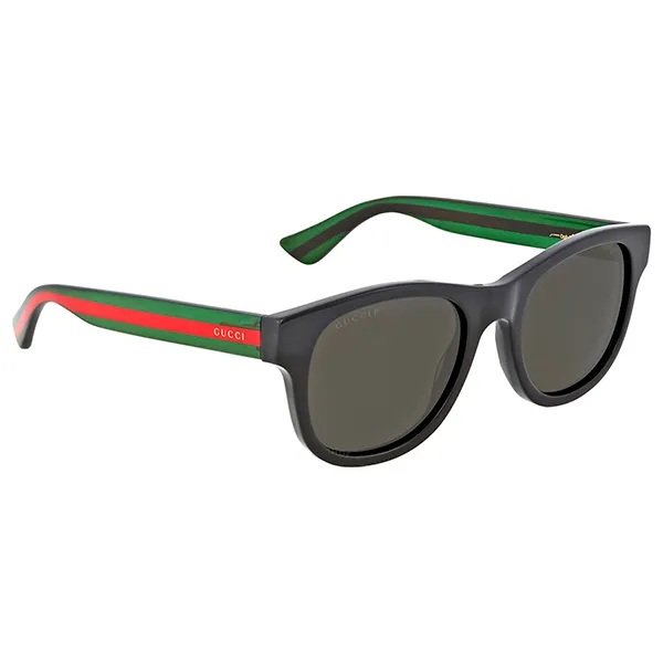 Kính Mát Gucci Polarized Grey Square Men's Sunglasses GG0003S 006 52 Màu Đen - Kính mắt - Vua Hàng Hiệu