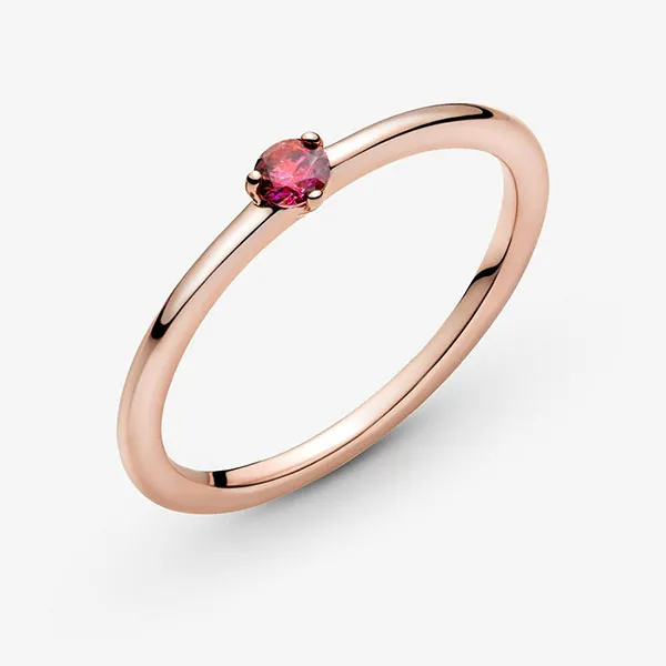 Nhẫn Pandora Red Solitaire Ring Hồng Đính Pha Lê Màu Đỏ - Trang sức - Vua Hàng Hiệu