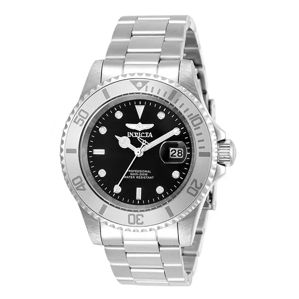 Đồng Hồ Nam Invicta Pro Diver Men's Watch IN-34022 Màu Bạc Mặt Đen