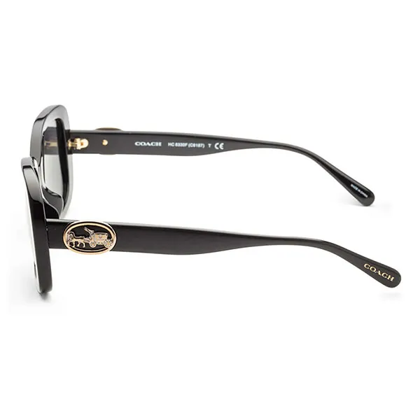Kính Mát Coach Fashion Women's Sunglasses HC8330F-500287-56 Màu Đen Xám