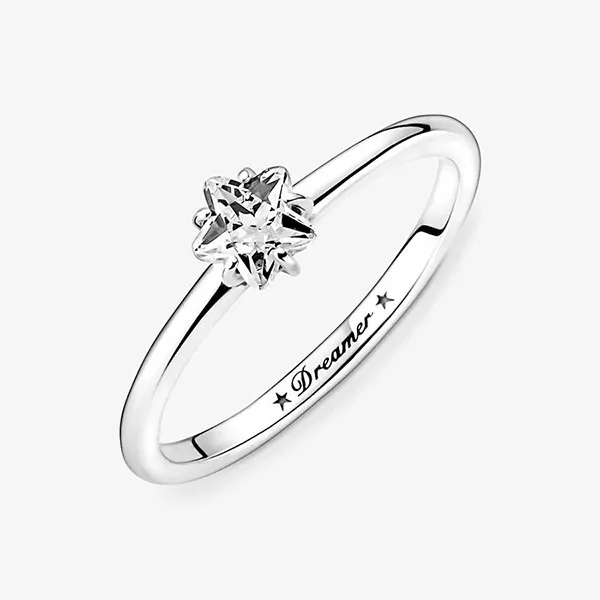 Nhẫn Pandora Celestial Sparkling Star Solitaire Ring 190026C01 Màu Bạc - Trang sức - Vua Hàng Hiệu