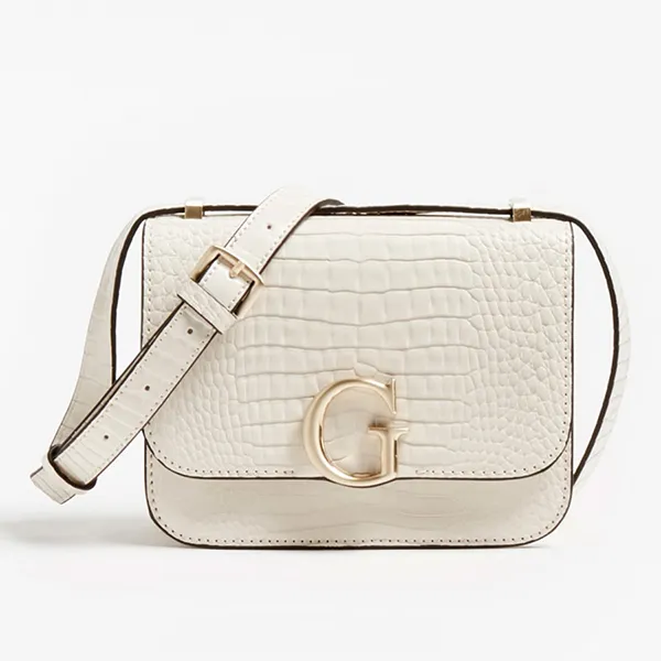 Túi Đeo Chéo Guess Damestas Corily Mini CS799178 Stone Màu Trắng Đục - Túi xách - Vua Hàng Hiệu