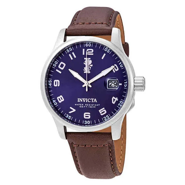 Đồng Hồ Nam Invicta I-Force Blue Dial Dark Brown Leather Men's Watch 15254 Màu Nâu - Đồng hồ - Vua Hàng Hiệu