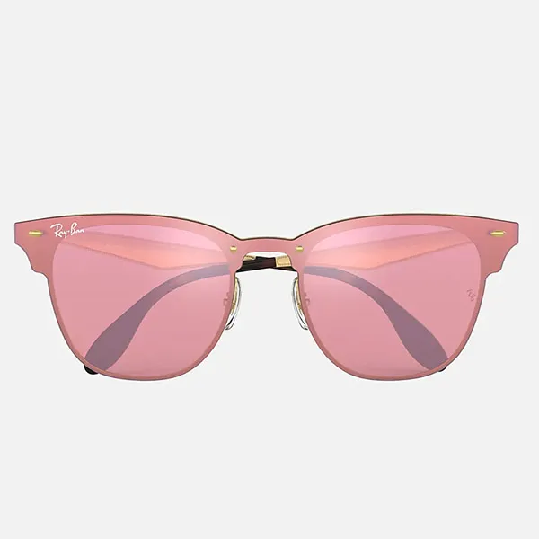 Kính Mát Rayban Blaze Clubmaster Pink Mirror RB3576N 043/E4 47-27 Màu Hồng