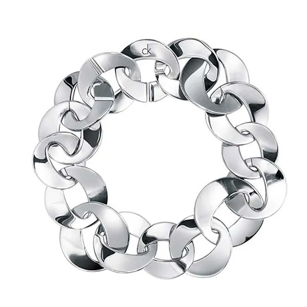Vòng Đeo Tay Calvin Klein CK Pleasant Bracelet KJ72AB0101XS Màu Bạc - Trang sức - Vua Hàng Hiệu