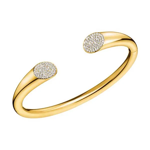 Vòng Đeo Tay Calvin Klein CK Brilliant Open Bangle KJ8YJF1401XS Màu Vàng