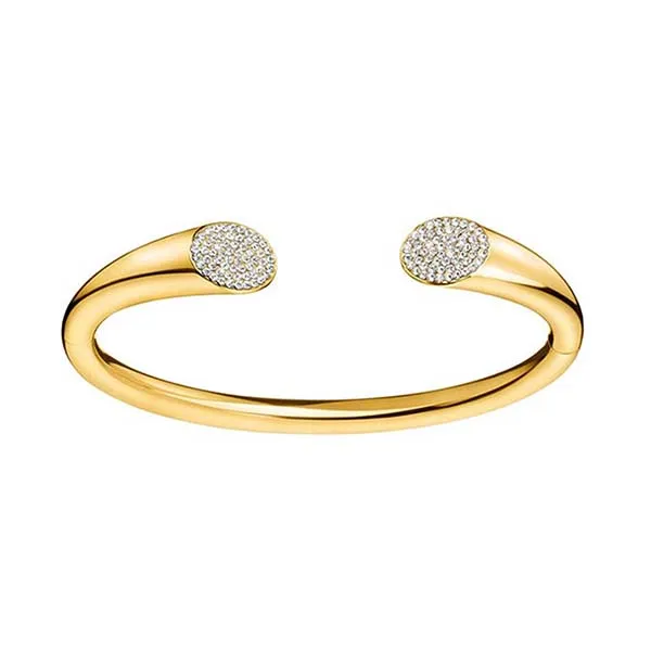 Vòng Đeo Tay Calvin Klein CK Brilliant Open Bangle KJ8YJF1401XS Màu Vàng