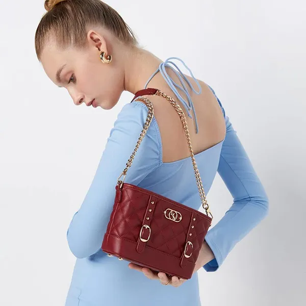 Túi Đeo Chéo Lyn London S Crossbody Bags LL22CBF177 Màu Đỏ
